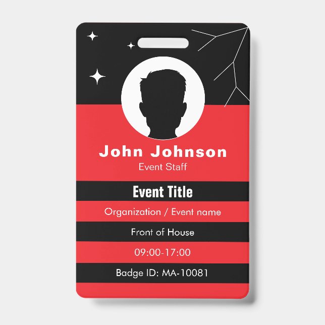 Customizable event badge ID (Avant)