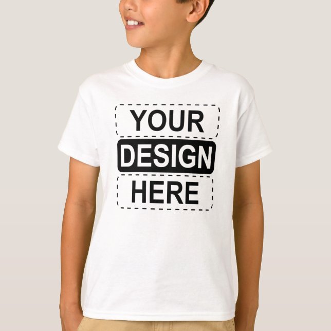 Customizable Graphic T-Shirt | Your Design Here |  (Devant)