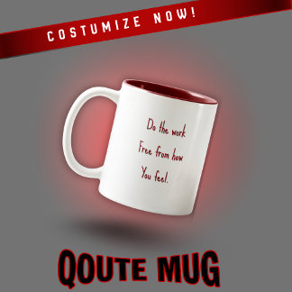 Customizable Motivational Quote Mug
