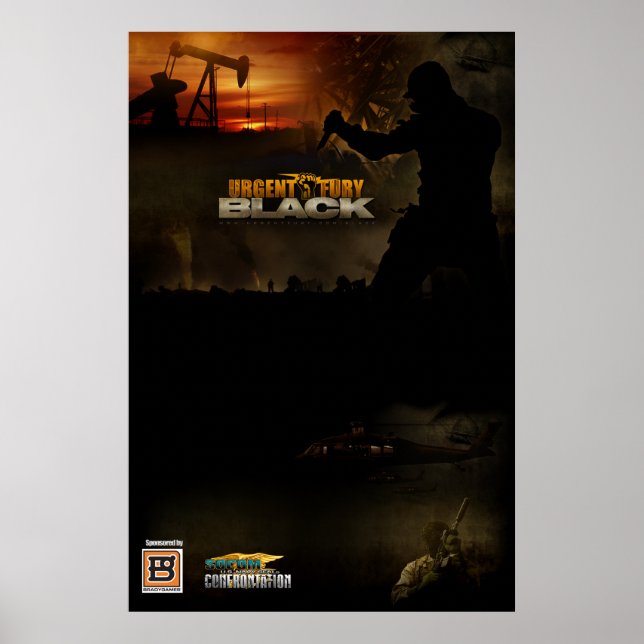 Customizable UF Black Poster (Devant)