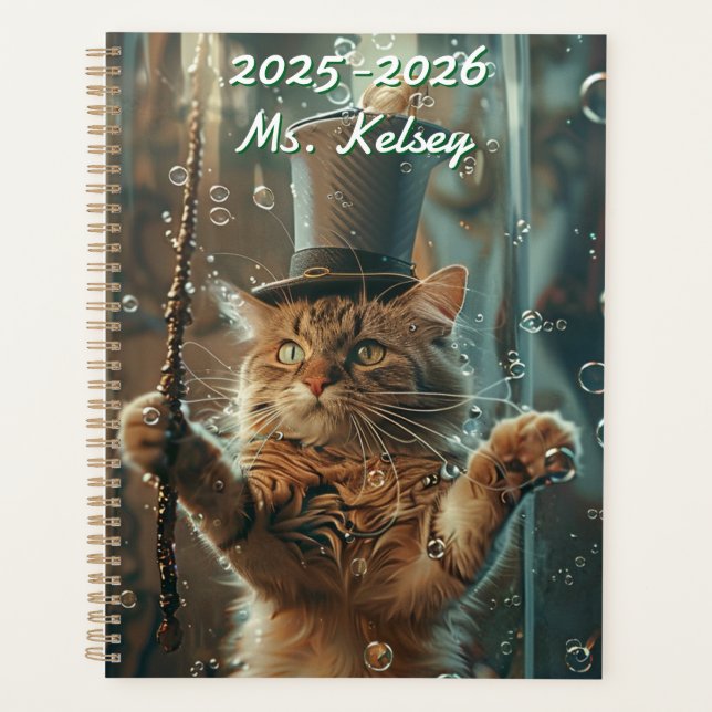 Customizable Whiskers Magical Cat Calendar (Devant)
