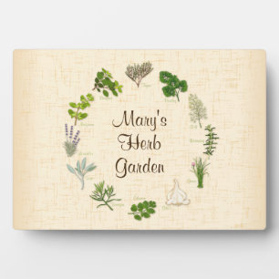 Customize Your 5 X 7 Herb Garden Plaque
