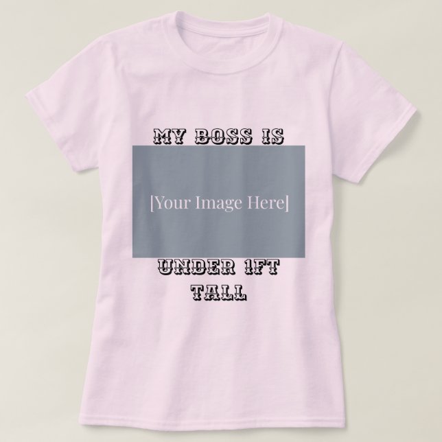 Customized New Parent T-Shirt – Funny Baby Photo (Design devant)