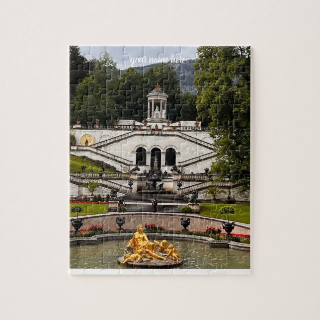 customized Puzzle of Linderhof Palace, Germany (Vertical)