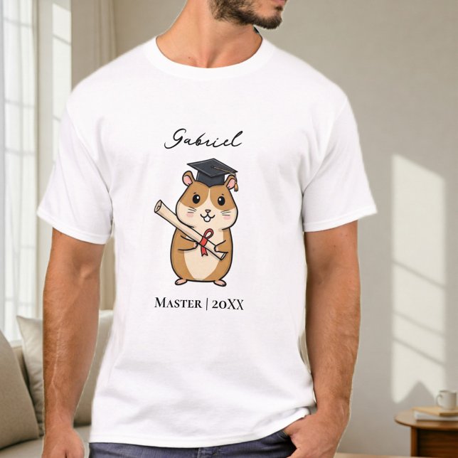 Customized T-shirt for master's graduation, gift (Créateur téléchargé)