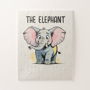 CUT ÉLÉPHANT PUZZLE