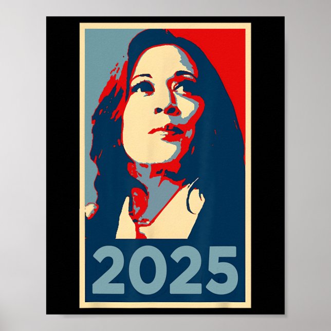 Cute 2025 Inauguration Kamala Harris Obama Poster (Devant)