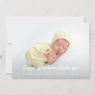 Cute 4 Multi Photo Baby Faire-part