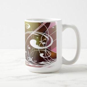 Cute Abstraite Mug florale