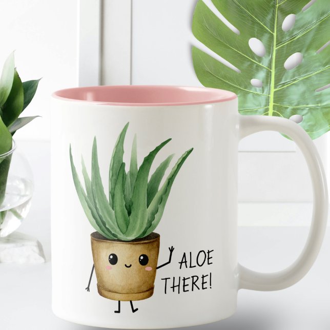 Cute Aloe Là Plante Lover Mug (Créateur téléchargé)