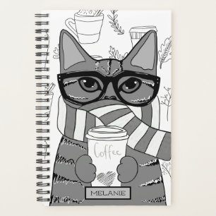 Cute amateur de café et de chats Personnalisé