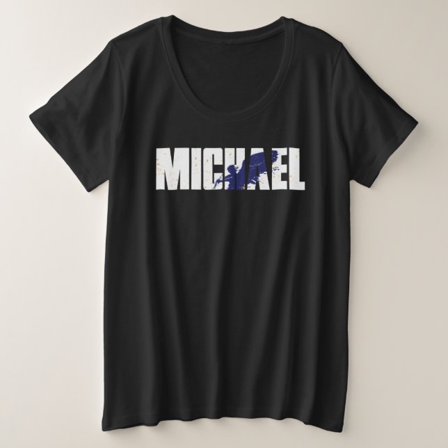 Cute Angel Tees  St Michael The Archangel Christia (Design devant)