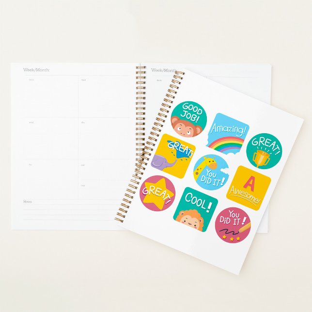 Cute animal récompensé Motivational Étiquette de c (Créateur téléchargé)