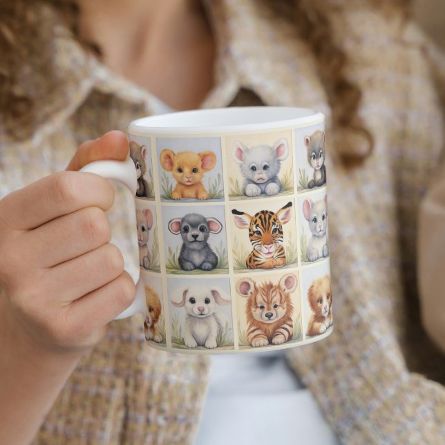 Cute Animaux 2 Café Mug (Créateur téléchargé)