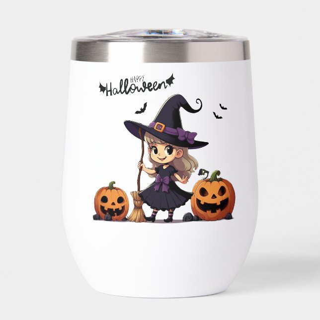 Cute, anime sorcière Halloween (Avant)