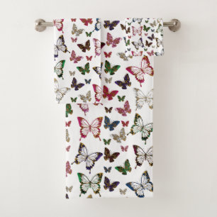 Cute Arc en arc-en-ciel conception papillon