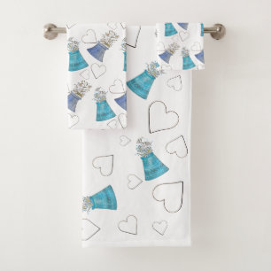 Cute Art Floral Bleu Moderne