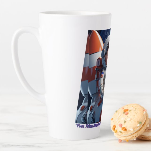 "Cute astronaute de dessin Rocket Kids Space Mug (En situation)