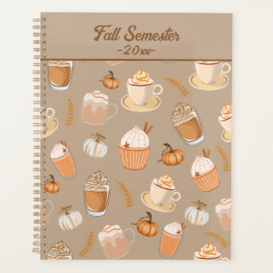 Cute Automne Citrouille Spice Coffee Latte
