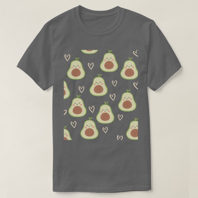 Cute Avocado Motif Classic TShirt (Design devant)