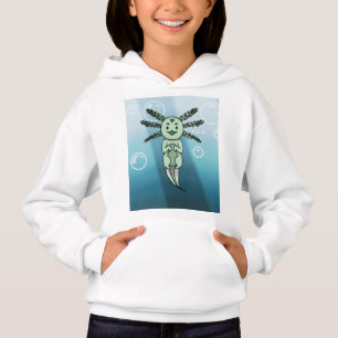 Cute Axolotl Kawaii Chibi Sweat - shirt à capuche