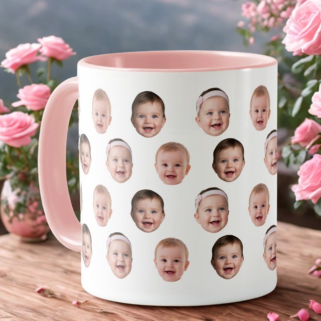 Cute Baby Face Mug with Custom Photos (Créateur téléchargé)