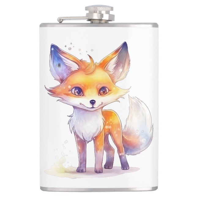 Cute Baby Fox Vinyl Emballé Flacon (Devant)