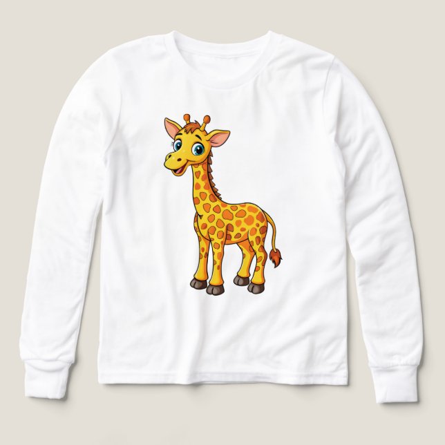 Cute Baby Giraffe Cartoon-35281 (Motif recto)
