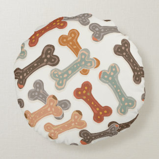 Cute Baby Puppy (husky) Coussins ronds