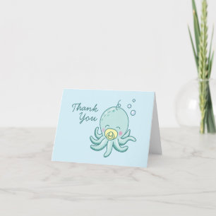 Cute Baby shower Octopus Kawaii Merci