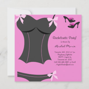 CUTE Bachelorette Invitations concepteurs
