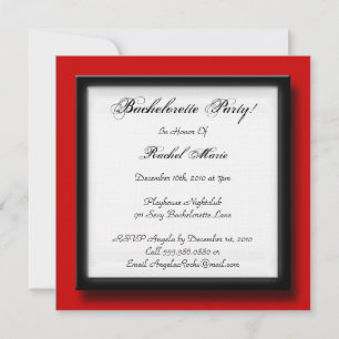CUTE Bachelorette Invitations concepteurs