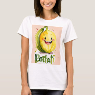 "Cute Bananas Design T-Shirt - Amusant et Jouant G