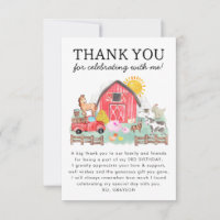 Cute Barnyard Animaux Enfants Ferme Anniversaire M