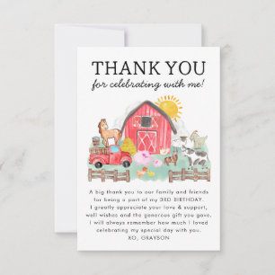 Cute Barnyard Animaux Enfants Ferme Anniversaire M