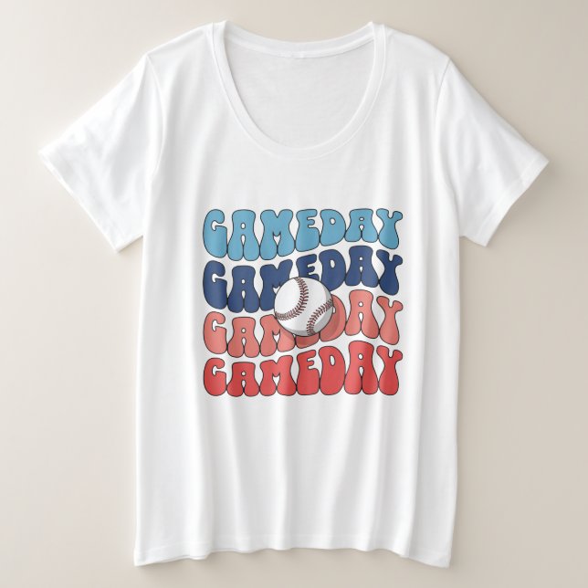 Cute Baseball Maman amateurs de sport (Design devant)