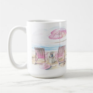 Cute Beach Art Café Mugs