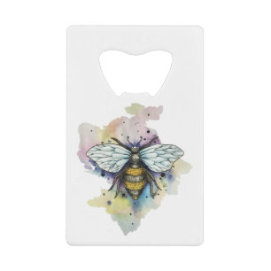 Cute Bee And Rainbow Wash