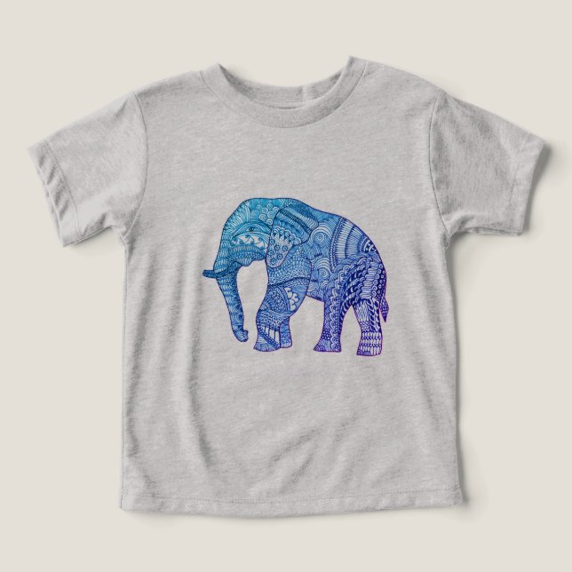 Cute Bella+Canvas Baby Tri-Blend Tee avec Patterne (Design Recto)
