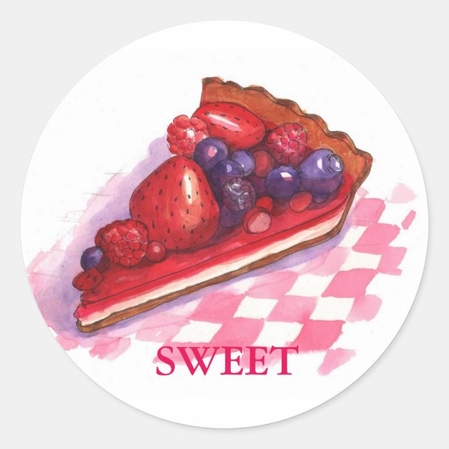 cute berry pie sticker (Devant)