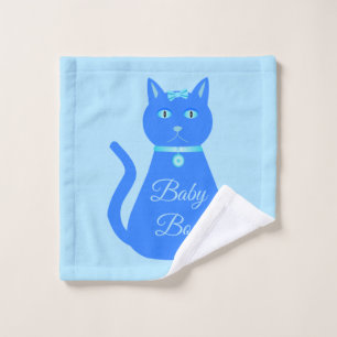 Cute Blue Baby Boy Chat Personnalisé