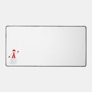 Cute bonhomme de neige en rouge Casquette Scarf Mi