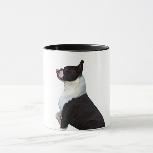 Cute Boston Terrier Mug (Centre)