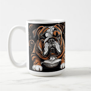 Cute British BullDog Coffee Mug