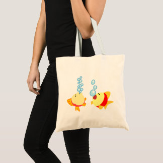 Cute Bubbling Cartoon Poisson Sac fourre-tout