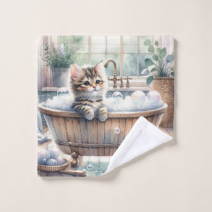 Cute Bubbly Kitten Temps de bain