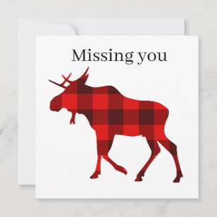 Cute Buffalo plaid vous manque orignal