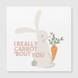 Cute Bunny Carrot Pun - Je Carotte Vraiment Vous B