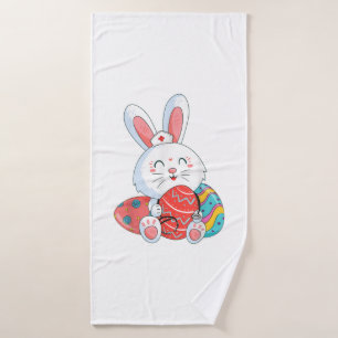 Cute Bunny Nurse Oeufs Joyeux jour de Pâques Nour