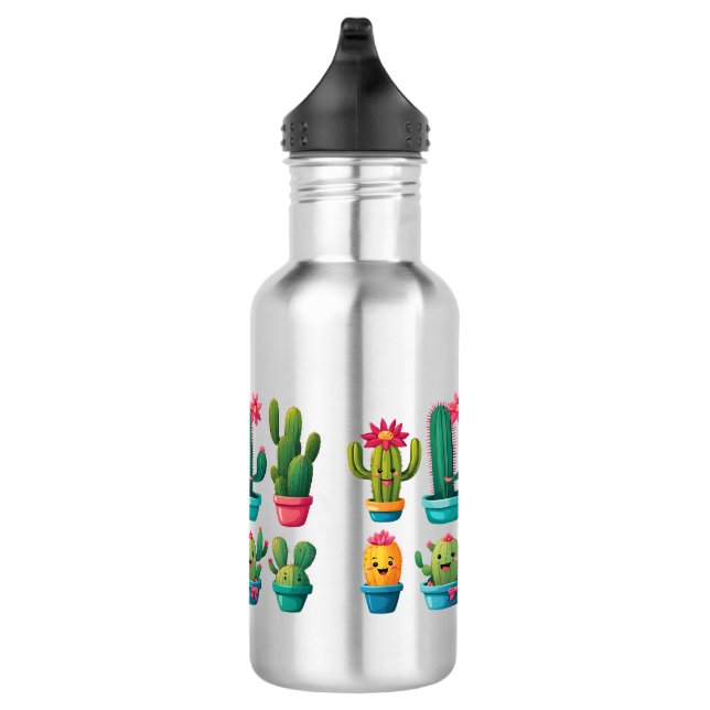 Cute Cactus Bouteille d'eau (Droite)